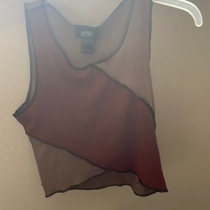 Size M Just Polly crop top